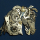 Illustration for article titled Enjoy These Clever Miniature Sculptures Made From Old Clock Parts
